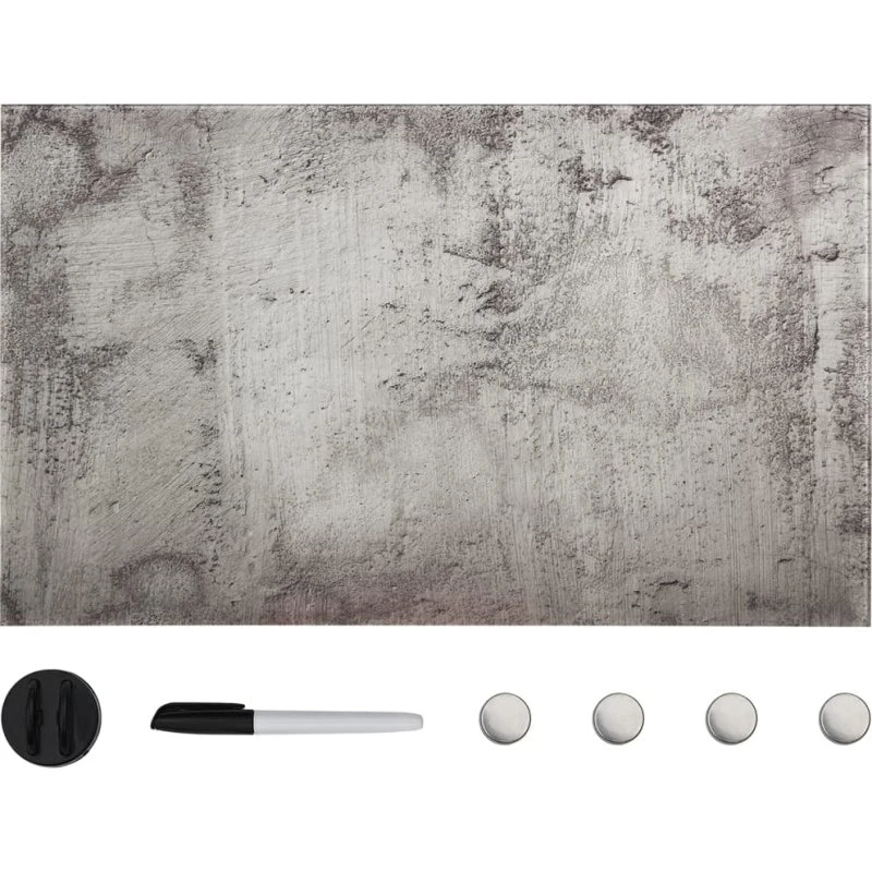 vidaXL Magnetisk Glasvæg tavle 100x60 cm