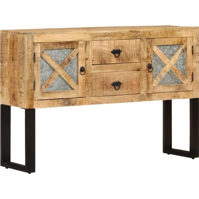 vidaXL Skænk 110x30x74 cm ru mangotræ