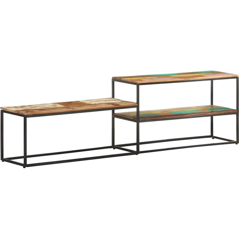 vidaXL tv-skab 180x30x50 cm massivt genbrugstræ