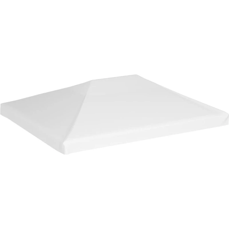 vidaXL Pavillontopdække 270 g/m² 4x3 m hvid