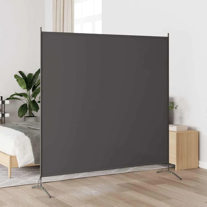 vidaXL Rumdeler 175x180 cm Antracitgrå Stof