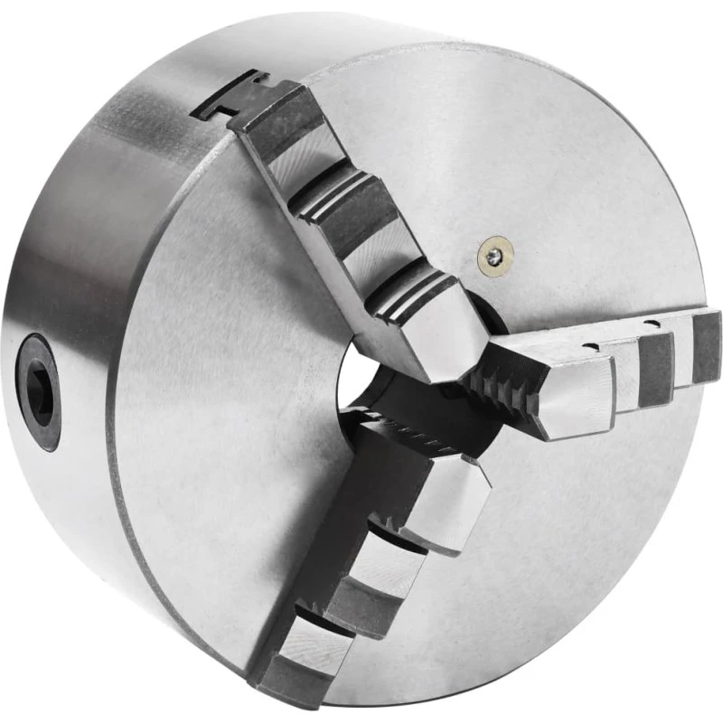 vidaXL selv-centrerende patron 3 kæber 160 mm stål