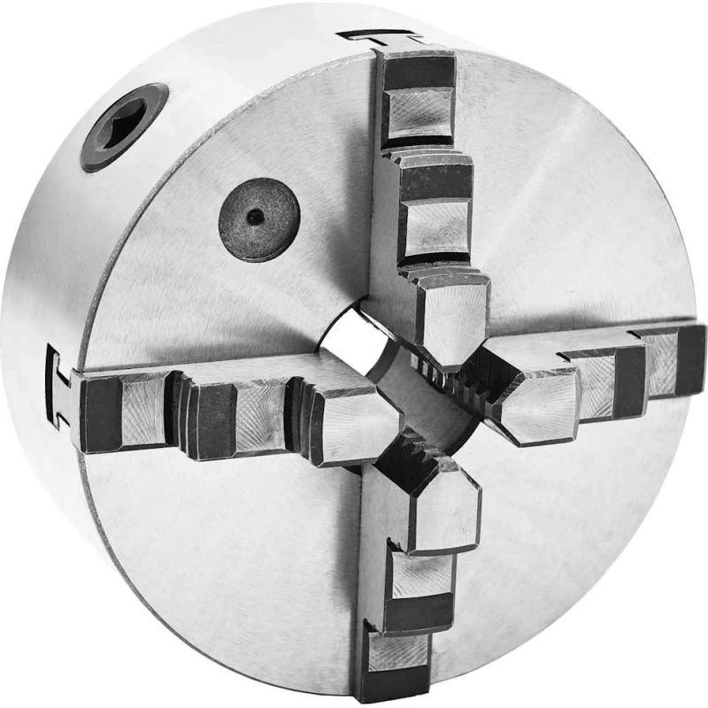 vidaXL selv-centrerende patron 4 kæber 160 mm stål