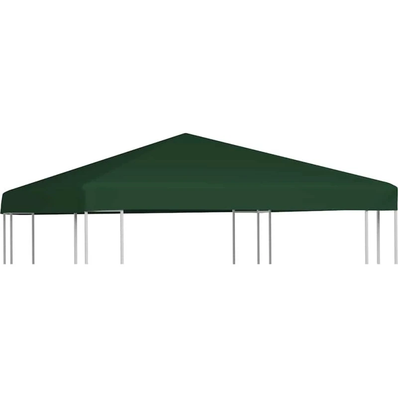 vidaXL pavillontopdække 3x3 m grøn 310 g/m²