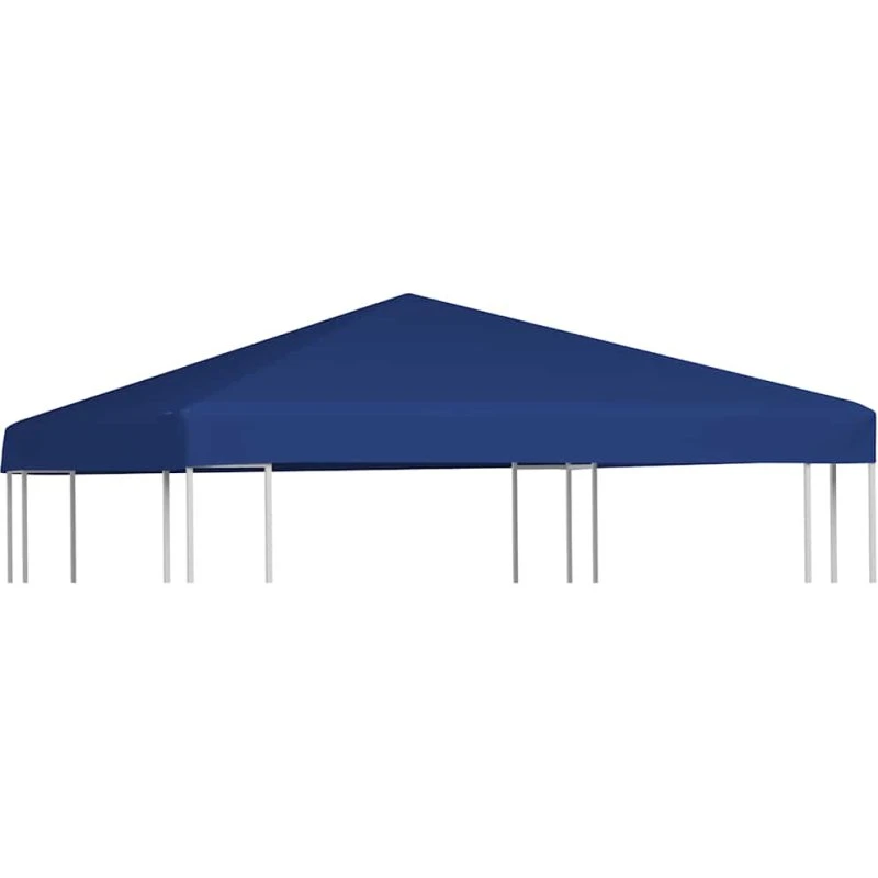 vidaXL pavillontopdæk 3x3 m blå 310 g/m²