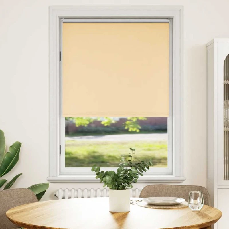 vidaXL Mørklægningsrullegardin 80x175 cm beige
