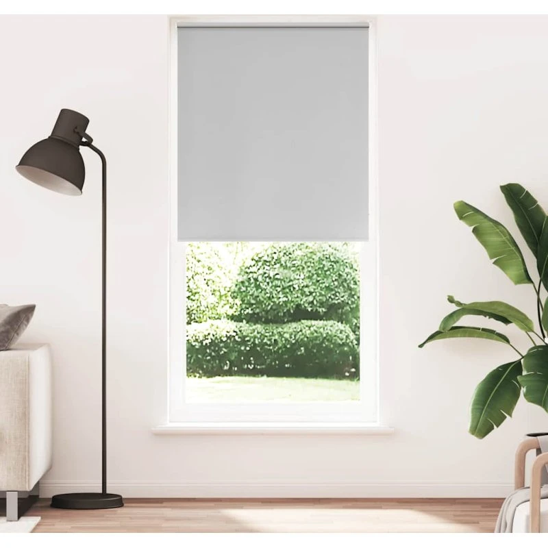 vidaXL Mørklægningsrullegardin 120x230 cm grå