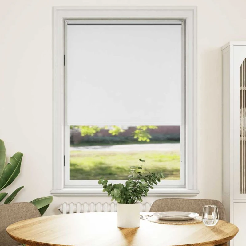 vidaXL Mørklægningsrullegardin 80x175 cm Hvid