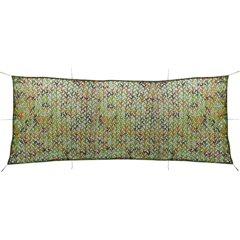 vidaXL Kamuflagenet 1,5x4 m med opbevaringspose