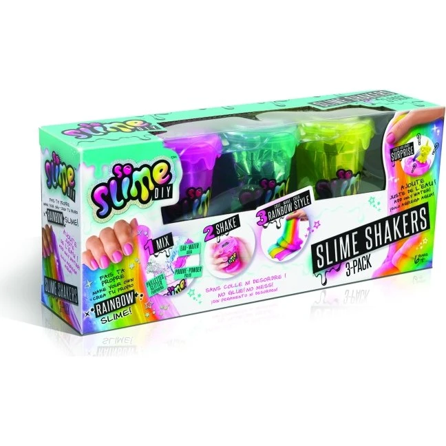 So Slime Slime Shaker 2 (160) – Sansefyldt slim-sæt med glitter og granulat