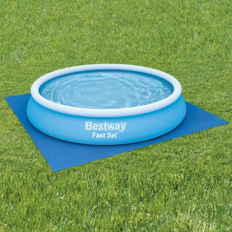 Bestway Flowclear Poolunderlag 396 x 396 cm, blå