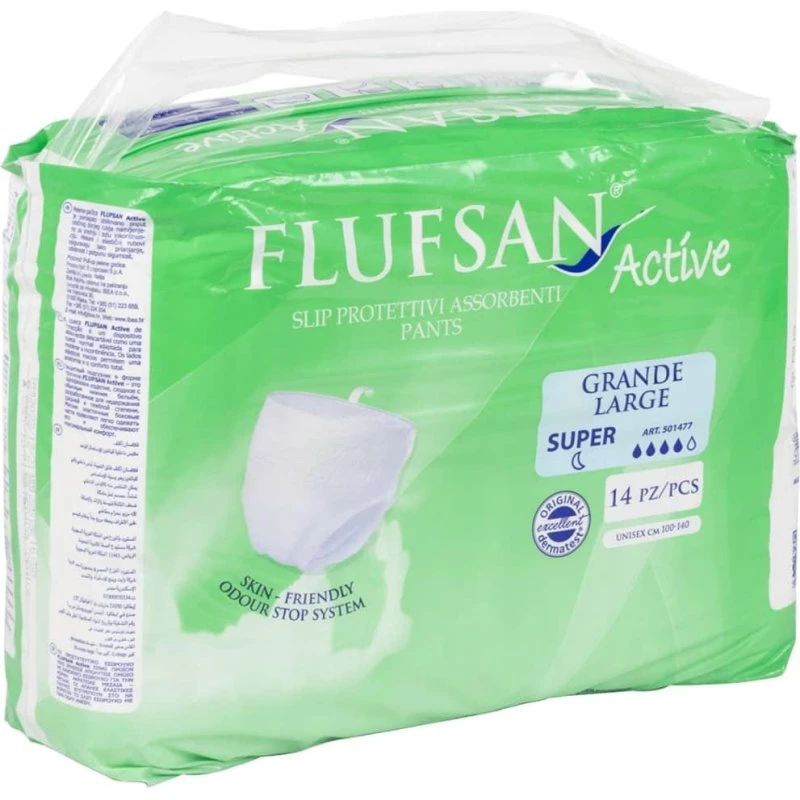 Flufsan Voksenble L, 14 stk.