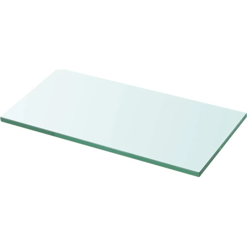 vidaXL Hylde Glaspanel Klar 30x12 cm, 8 mm Hærdet Glas