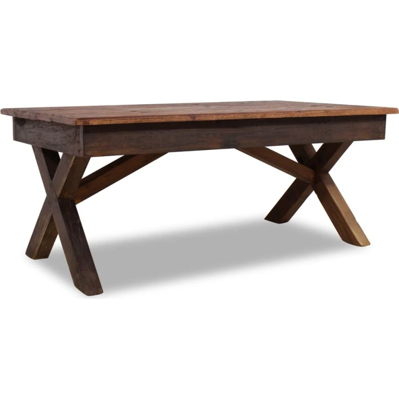 Husby Sofabord 110x60x45 cm Blandet Genbrugstræ