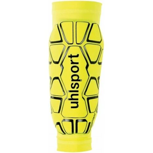 Uhlsport Bionikshield benskinner - gul, str. L