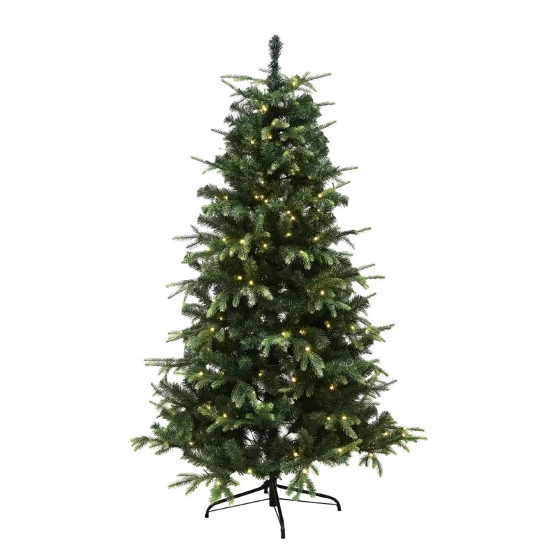 NORDIC WINTER VIGA Kunstigt Juletræ 170x116 cm med LED