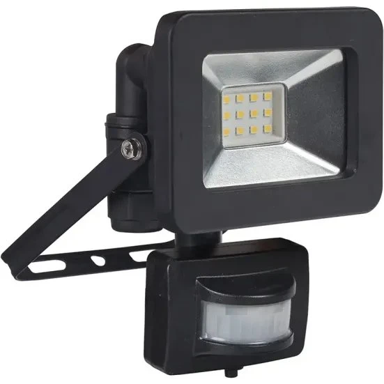 GRIPO LED-projektør 10W med sensor og Quick Connector, sort