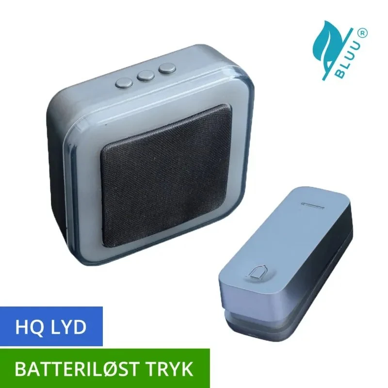 Trend PREMIUM BLUU1 Dørklokke Koksgrå Batteridrevet