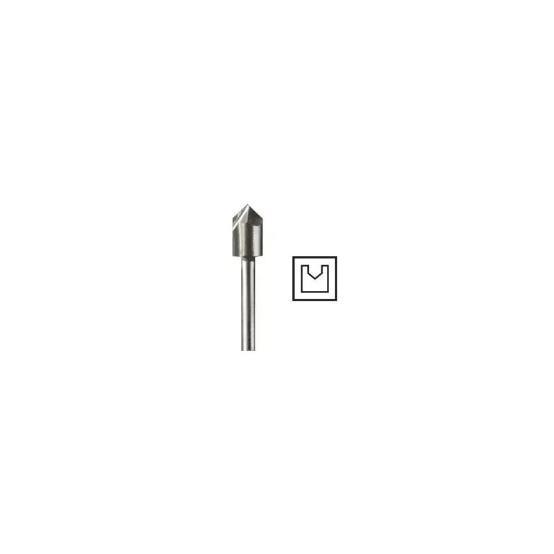 Dremel V-notfræser ø6,4 mm, 3,2 mm skaft
