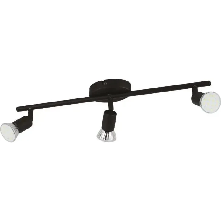EGLO BUZZ Spotskinne 3L Sort, 48,5 cm, GU10, 3 x 3W