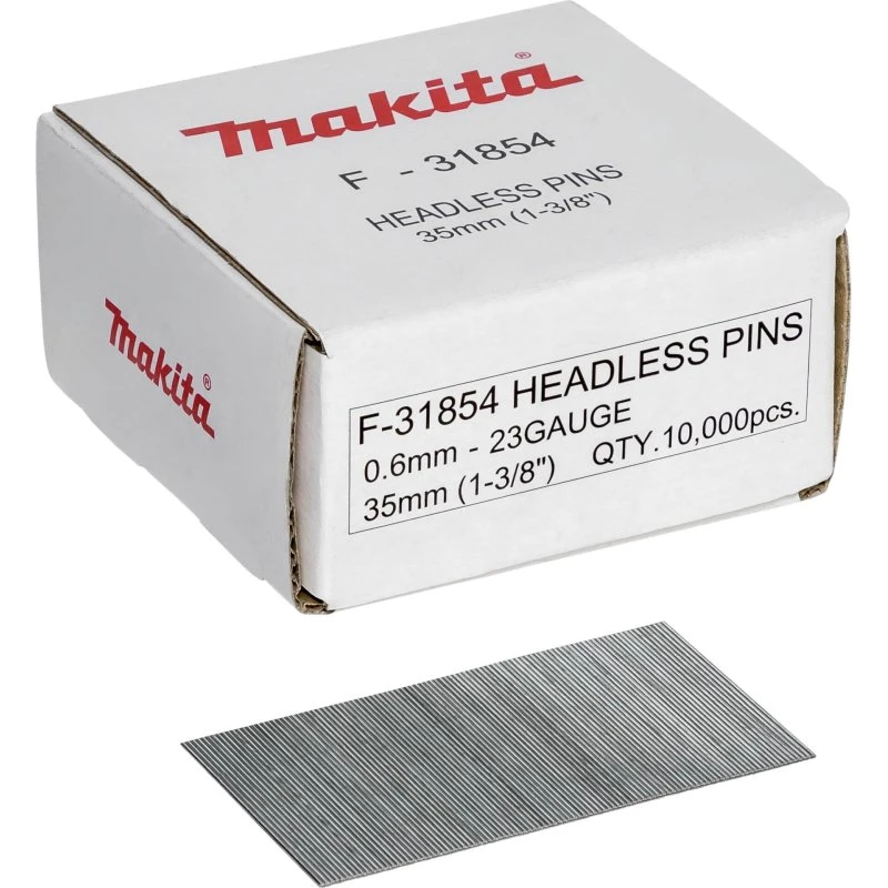 Makita Hovedløs pin 0,6x35 mm - 10.000 stk