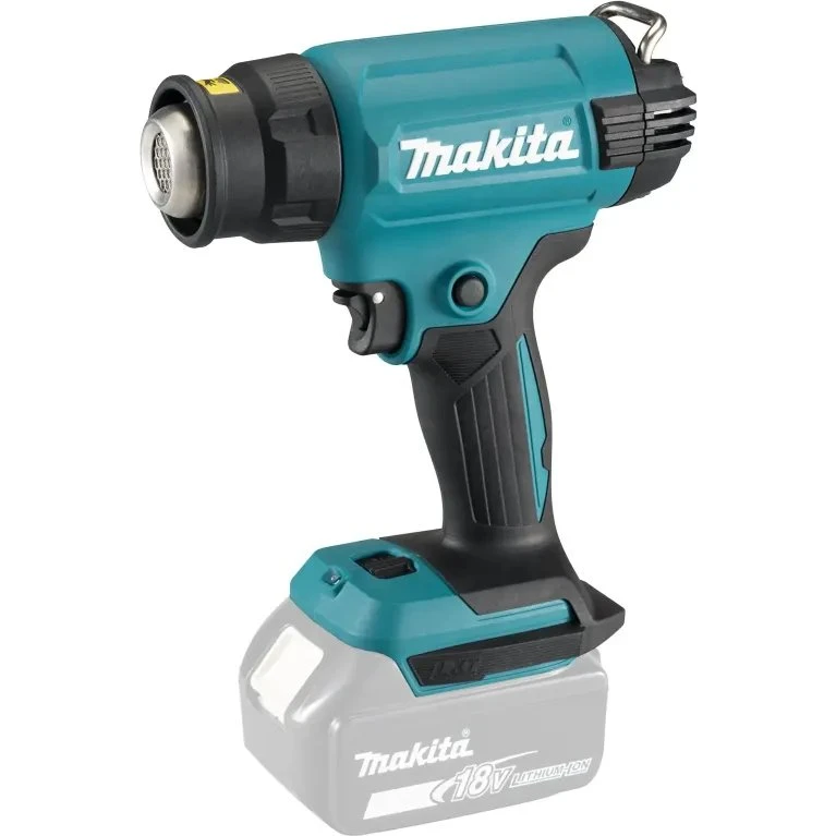 Makita DHG181ZJ 18V Varmluftpistol - Ledningfri, 2 trin, 120-200 l/min