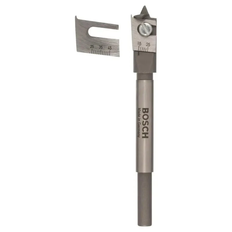 Bosch Justerbart Fladfræsebor 15-45 mm, Sekskant