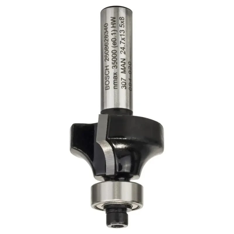 Bosch Fræser Afrund M.kleje Hm 8mm L14 R6 - 2608628340