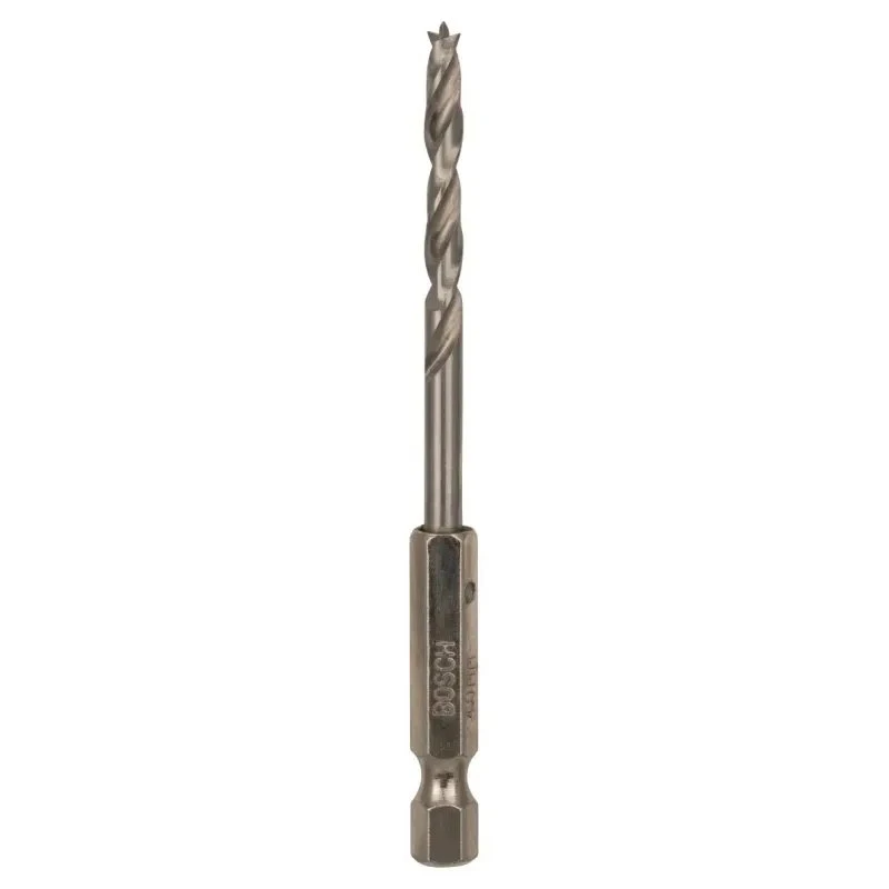 Bosch Træspiralbor 1/4"-sekskantskaft, Ø4x87,5 mm