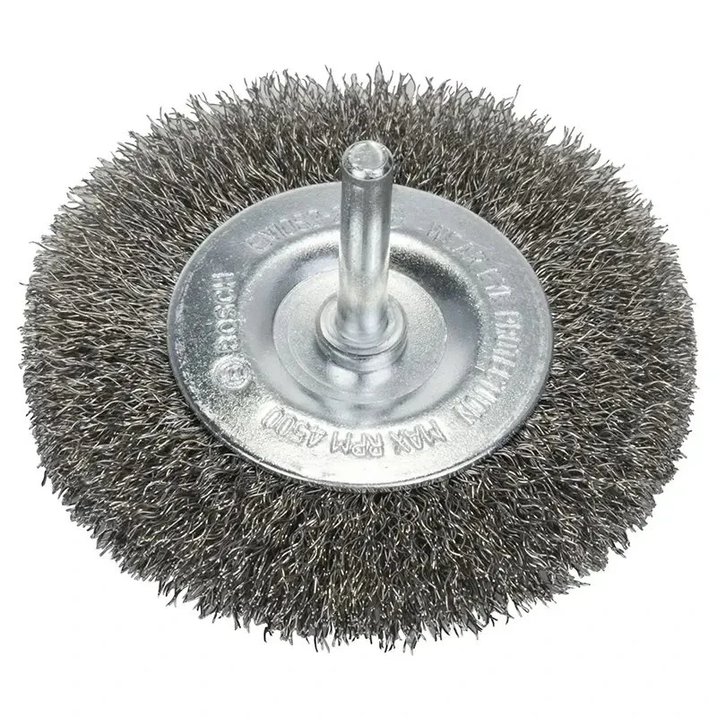 Bosch Skivebørste Bølget 80mm Inox 6mm - 2608622123