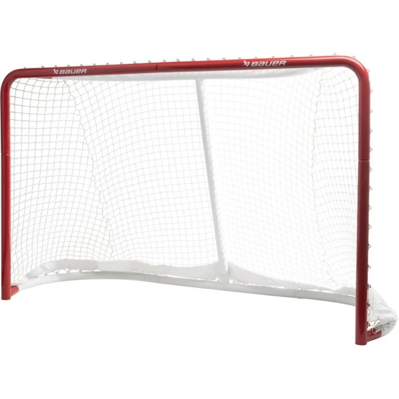 Bauer Professional hockeymål 6'x4' (galvaniseret ramme)