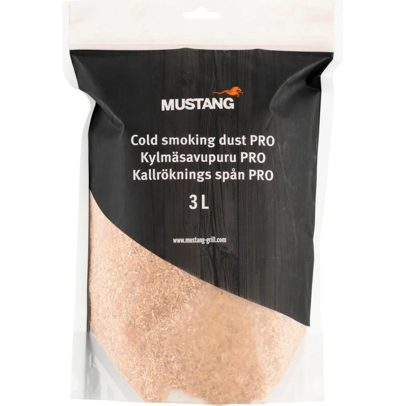 Mustang Pro Røgsmuld Elletræ 3 L 1 mm Fin Til Grill