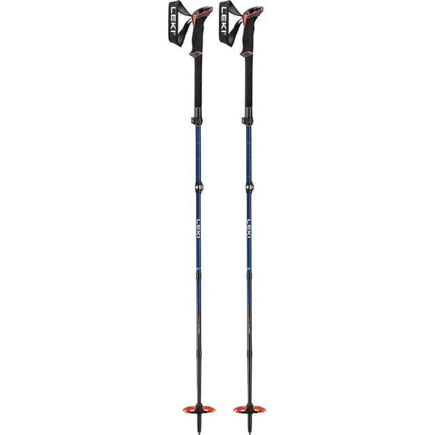 LEKI Sherpa FX Carbon foldbar skistav – Midnight/Dark Blue/Red