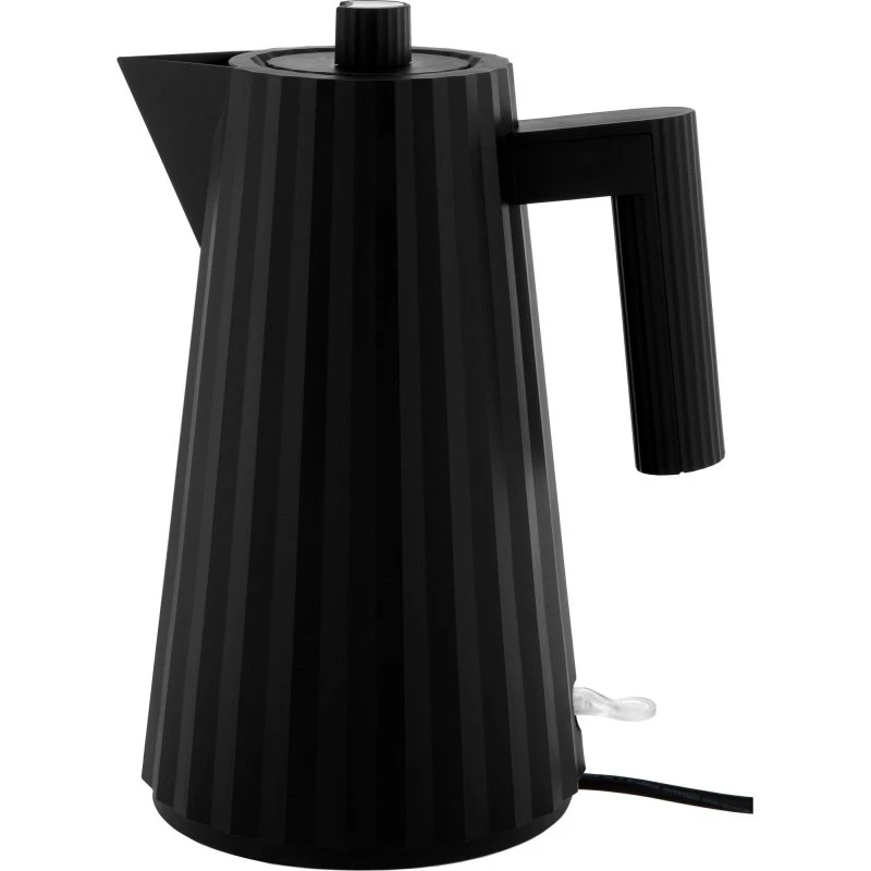 Alessi Plissé Elkedel 1,7 L, Sort