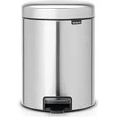 Brabantia New Icon Pedalspand 5 liter Matt Steel Fingerprint Proof