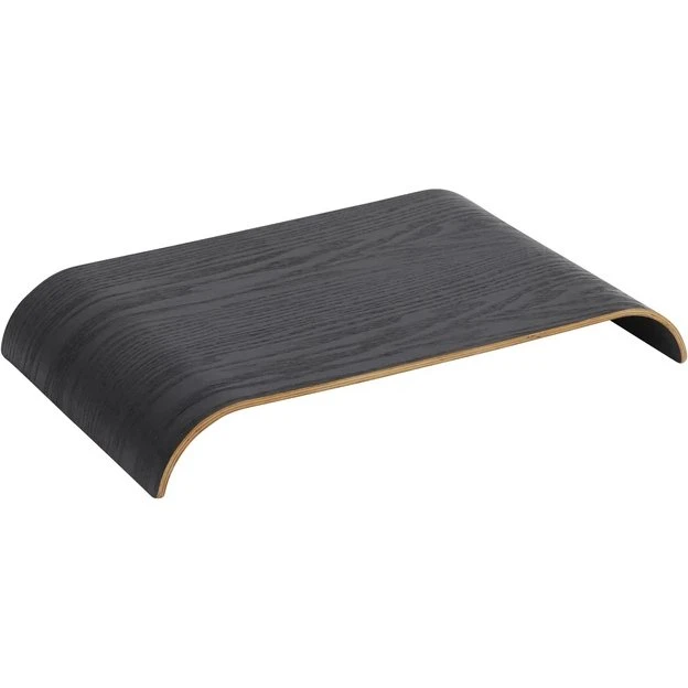 AYTM Curva Træ Bakke L41xW25,3xH5,5 cm Sort