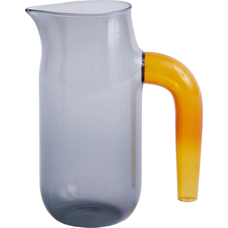 HAY Kande Large Charcoal, borosilikatglas
