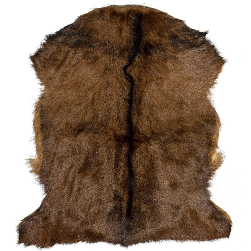 Bloomingville Nuk 100% ægte gedeskindstæppe 60x85 cm brun