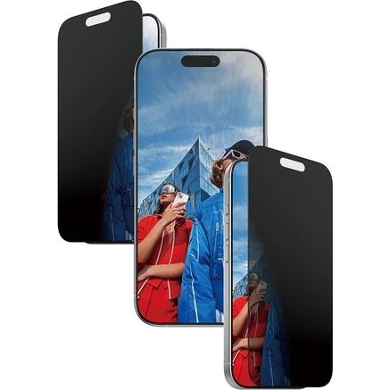 PanzerGlass 2-vejs Privatlivsskærmbeskytter iPhone 17/16 Pro – Clear