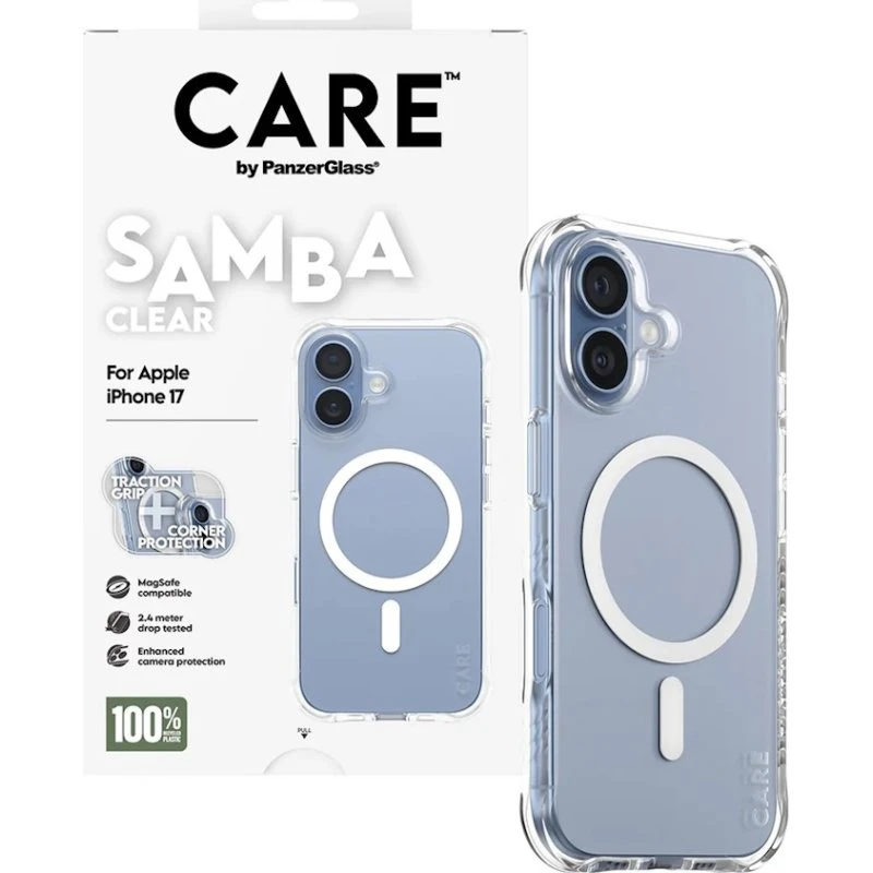 PanzerGlass CARE Samba Transparent MagSafe iPhone 17