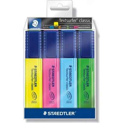 Staedtler Textsurfer Classic Overstregningstuscher 4 stk (1-5 mm)