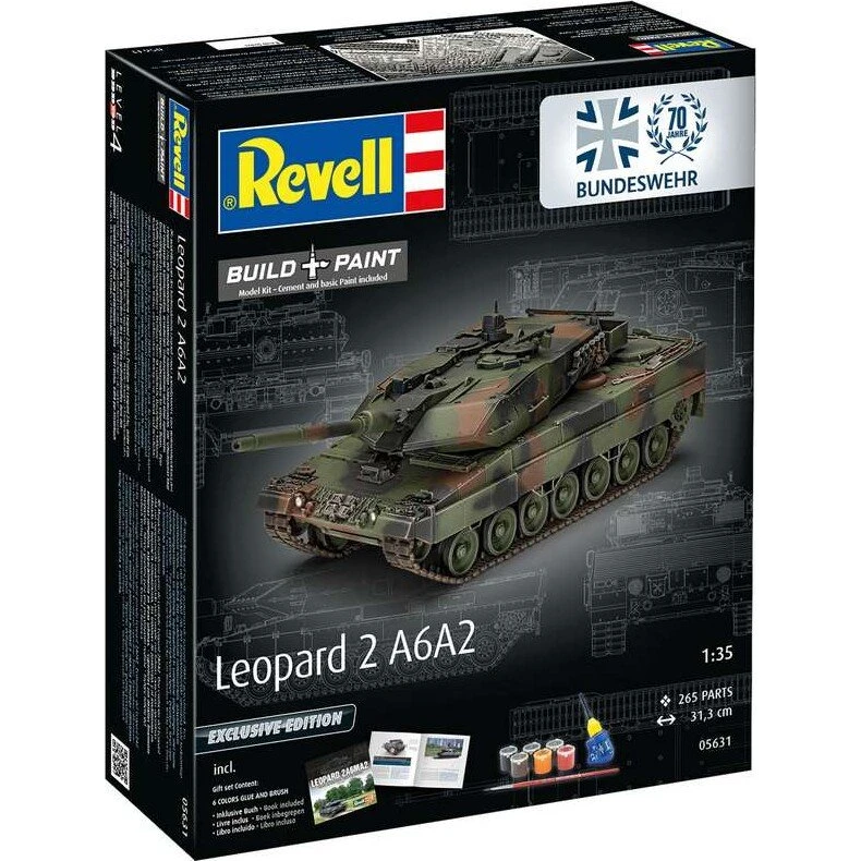 Revell Leopard 2 A6A2 70-års Jubilæumsudgave 1:35