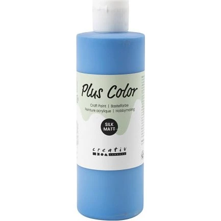 Plus Color Hobbymaling, Primær Blå, 250 ml