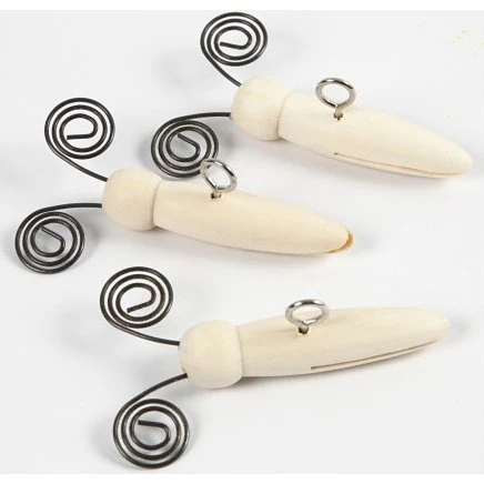 Sommerfuglekrop, L: 5,5 cm, ø 15 mm, 5 stk./1 pk.
