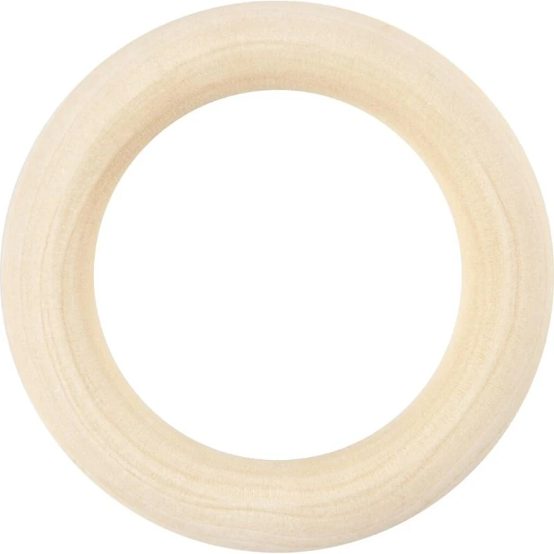 Gardinringe I Træ - Ø 55 mm, 6 Stk