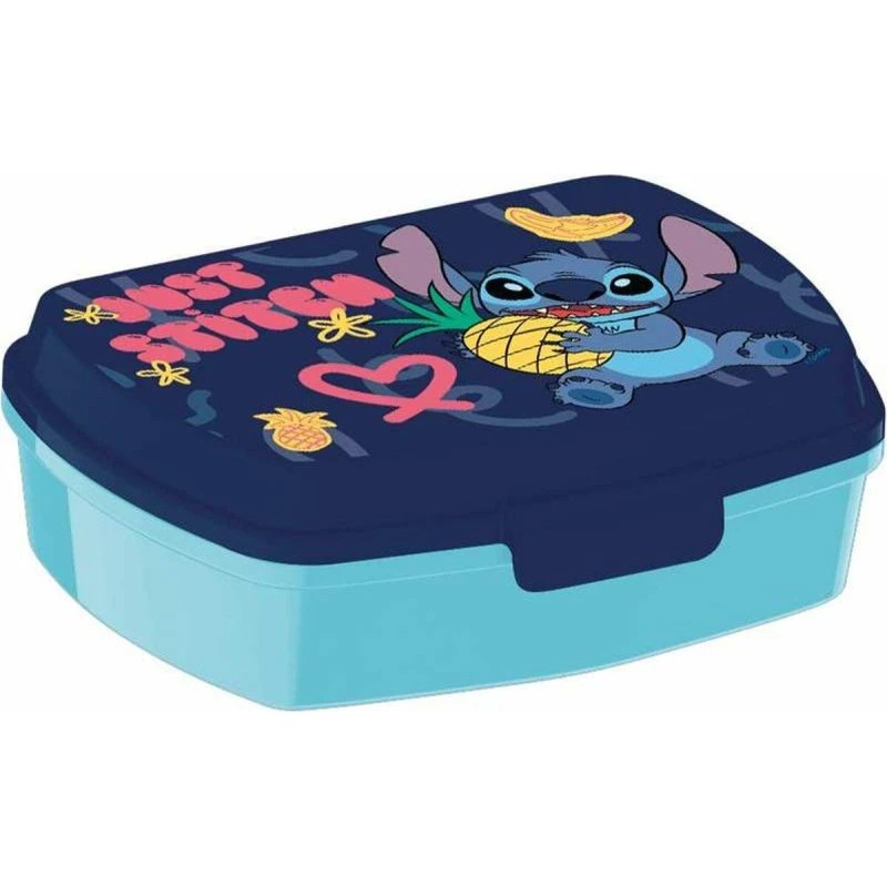 Disney Stitch Madkasse Blå/Syren 17 x 13,3 x 5,6 cm