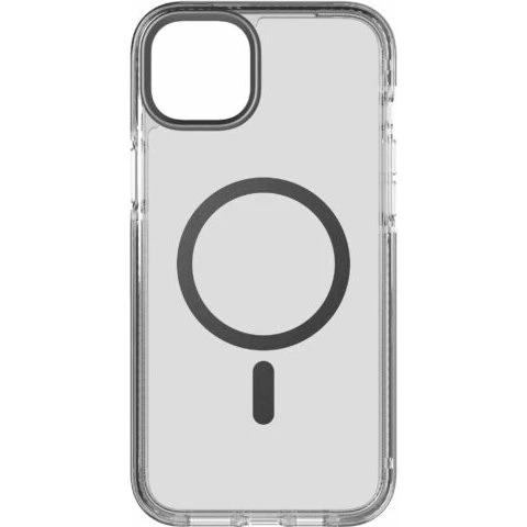 Tech21 Evo Crystal MagSafe iPhone 14 Plus/15 Plus Grafitgrå