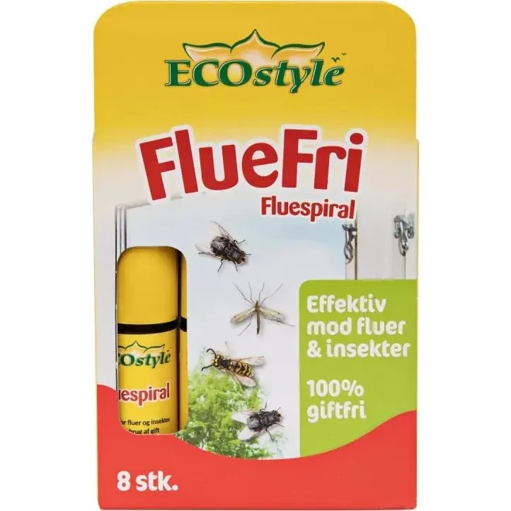 Ecostyle Fluefri Fluespiral 8-pak