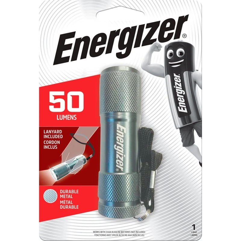 Energizer Small Metal Lommelygte, 3xAAA, 34lm, 42m