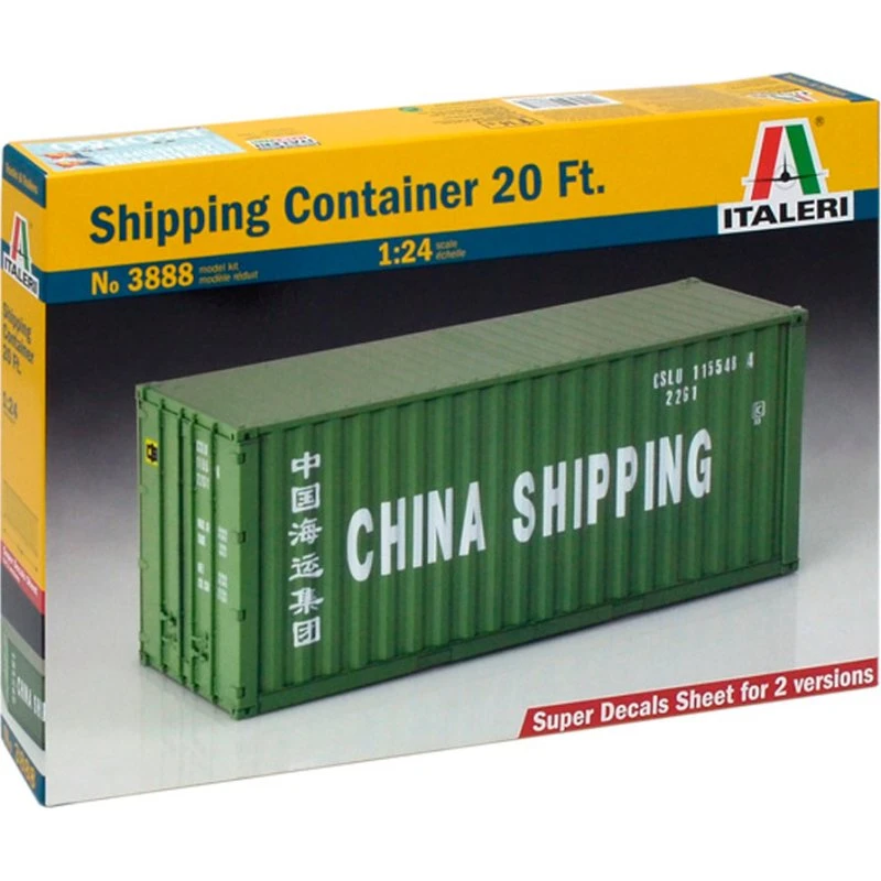 Italeri 1:24 Shipping Container 20 Ft - 3888
